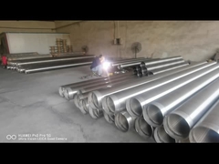 de einden van de de putfilterring van het laswater