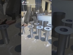 SS304 Wedge Wire Screen Drum Gratis monster