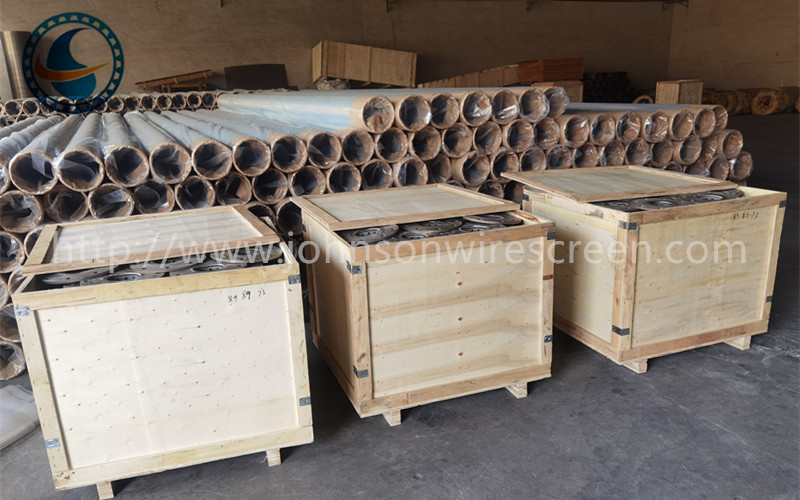 Niet verstoppend SS304 wigdraadfilter voor draaiende fijne rasterfilters