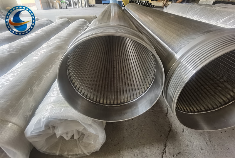 Galvanisatie en SS 304 Johnson Wedge Draad Water Well Screen Filter Pipe