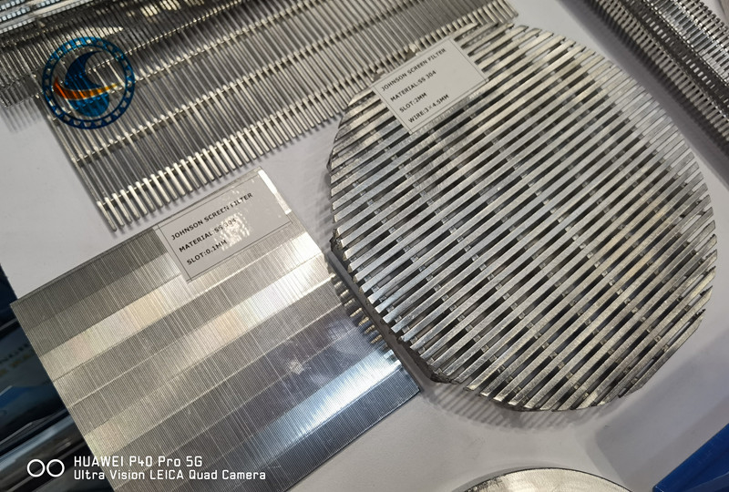 Ss 304 wedge draad scherm filter voor afvalwaterzuivering