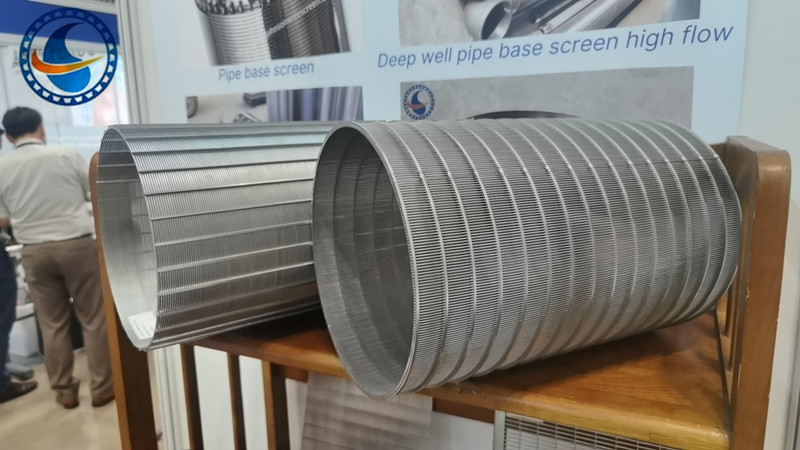 Ss 304 wedge draad scherm filter voor afvalwaterzuivering