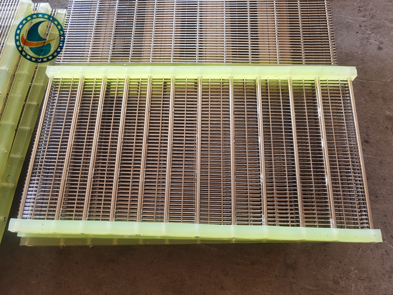 Roestvrij staal 304 slot 1,7 mm wedge draad schermpaneel voor voedselfiltratie