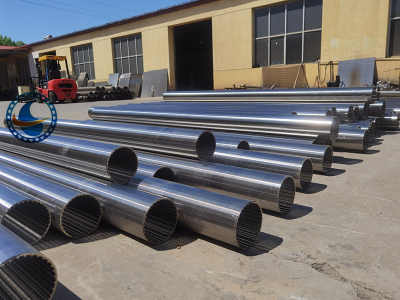 Johnson-type staaf gebaseerd continu slot waterdraad scherm