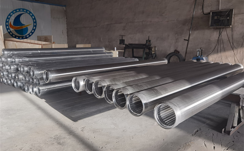 Johnson-type staaf gebaseerd continu slot waterdraad scherm