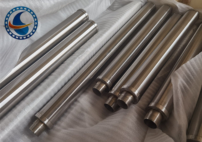 SS304 V-vormig profiel draad wiggen draad scherm filter pijp