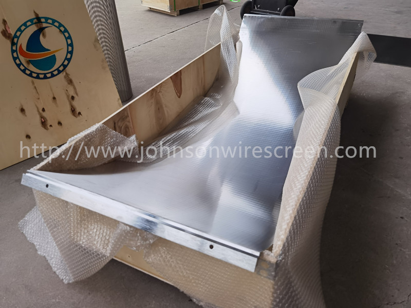 SS316L wedge wire arc screen filter voor afvalwaterzuivering