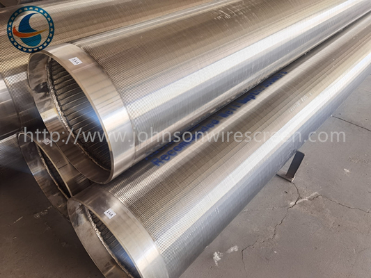 202 roestvrij staal 6-5/8“ Vee Wire Screen Johnson Type Ononderbroken Groef
