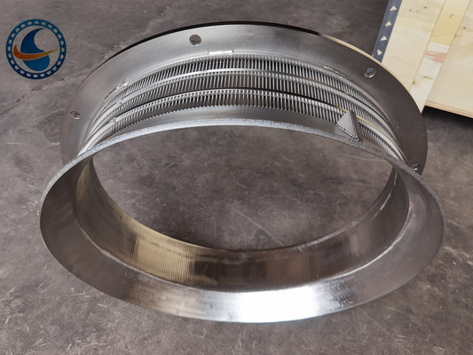 523mm Roestvrij staal 304 het Metaalspaanders van Mesh Screen For Centrifuges Of van de Wigdraad