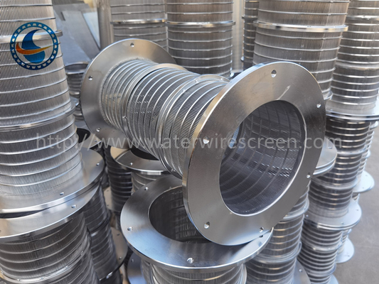 Niet Belemmerend Roestvrij staal 304 Johnson Wedge Wire Screens For-Pulpfilter