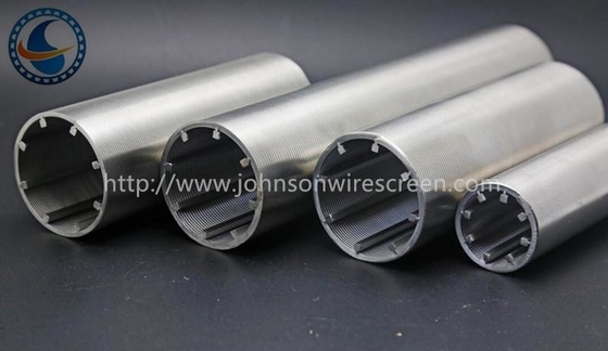 Ss 316l van de wigdraad de Pijp van de Waterputfilter voor Sugar Mills wordt ingelast dat