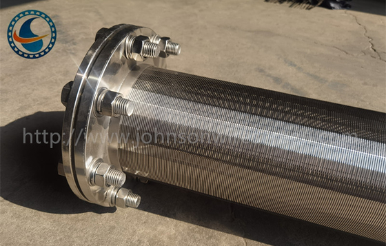 Dn 100 Wedge Wire Screen Pipe roestvrij staal 304 voor filtratie