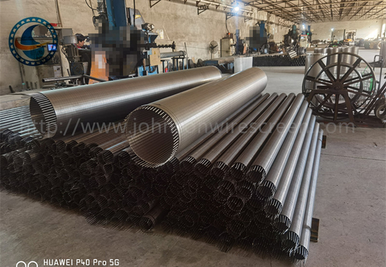 SS304 waterputfilter 8“ 1.5mm niet de Put Boorpijp die van het Groefwater belemmeren