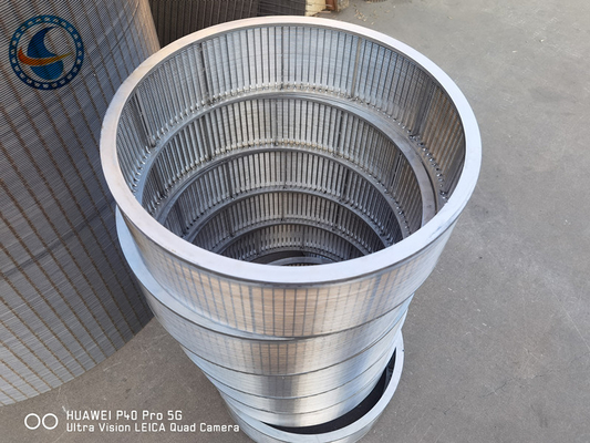 V-vormige slootjes wig draad scherm buis voor water infiltratie
