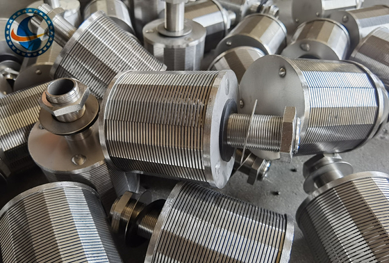 Wedge Wire Screen 304 roestvrij staal Filterstukken OD 53mm