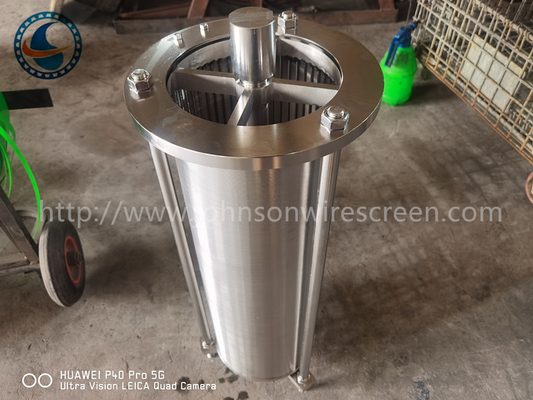 Verbeterde filtering V draad schermfilter met precieze slot 100 micron