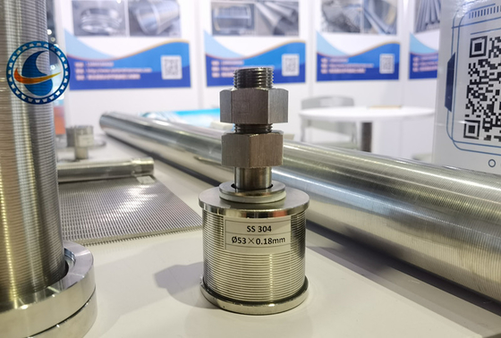 Od 53 mm waterfilter spuitstuk roestvrij staal 304