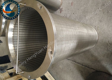 De gesloten omhoog Filter van het Trommelscherm, het Hoge rendement van de Zeeffilters van de Wigdraad