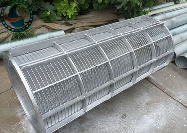 Scherm van de de Wigdraad van de voedselrang het Roterende in Roestvrij staal 304 Materiaal