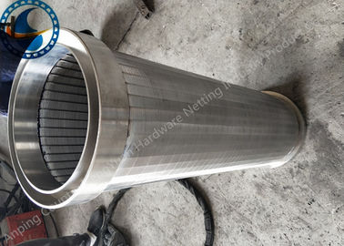 Energie - van de Draadcoutinuous van het besparingsprofiel het de Groefscherm voor Afvalwaterfilter