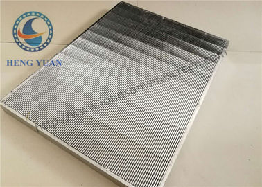 Vee Wedge Wire Mesh Grids-Comité, het Scherm 0.7mm van de Roestvrij staalzeef Groefgrootte