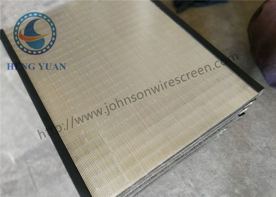 Professionele het Schermcomités van de Wigdraad voor Steenkoolwasmachine 0.5mm Groefgrootte