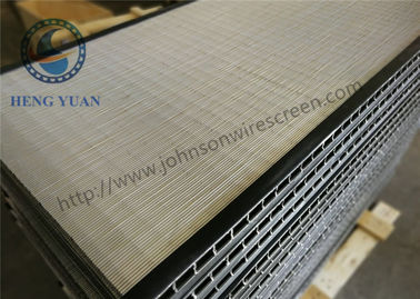 Stainless Steel Gesolde Wedge Wire Screen Sieve Plate Voor Kolenwasmachine