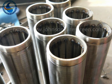 Roestvrij staal 304 het Ingepaste Scherm van de Wigdraad met M60×1.5MM-Mannetje