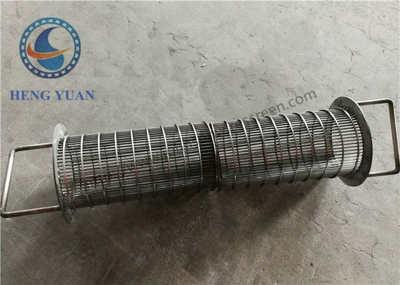 Bakt het roestvrij staal Professionele Roterende Omgekeerde Gelijk Johnson Slot Screen Drum