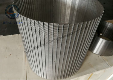 SS 316L de Zeeffilters van de Wigdraad/het Roterende Trommelscherm 520 Mm Dia