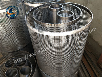 Van de de Wigdraad van de hoge Capaciteitsfilter de Ringen van Mesh With Flange And Weld