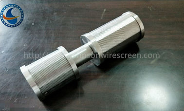 SS Johnson Wedge Wire Screen Nozzle past voor Cliënt 0.051mm Groefgrootte aan