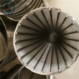 V-vormige Draad 0.75mm Groef Johnson Screen Pipe For Screening