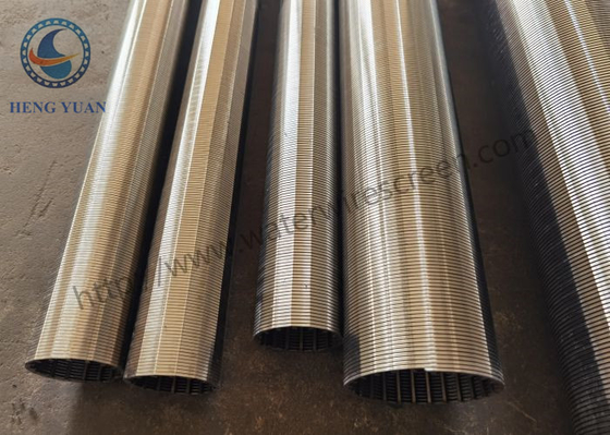 Roestvrije 304 Gekronkelde Johnson Wedge Wire Screens For Waterput