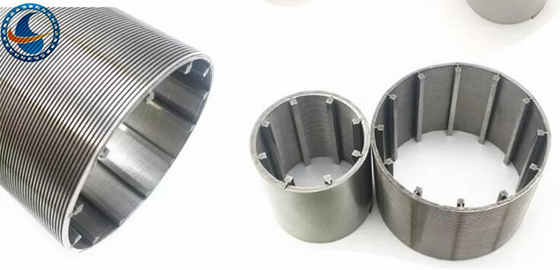 Ss 316l Johnson Vee Wire Screen Slot 20um de Filter van de Profielwig